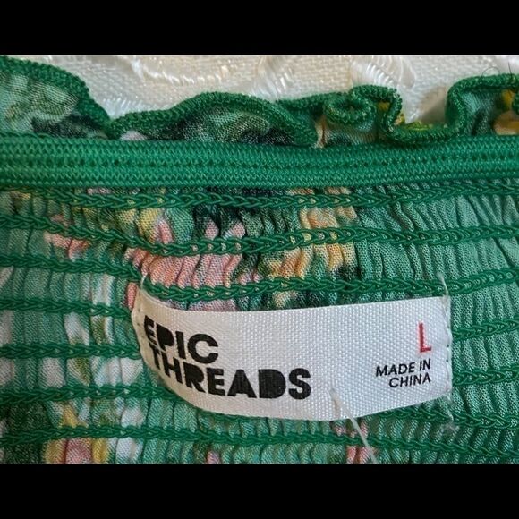 Epic threads floral print youth Romper size Large - Picture 6 of 8